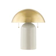 GAIA TABLE LAMP, Aged Brass, medium